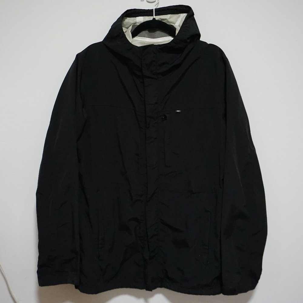 OBEY - Black Rain Jacket - Large